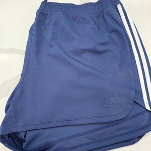 Adidas Blue Short. Size 4x. Some Discoloration- See Photo. Polyester